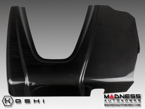 Alfa Romeo 4C Carbon Fiber Engine Cover - w/ Red Alfa Romeo Lettering